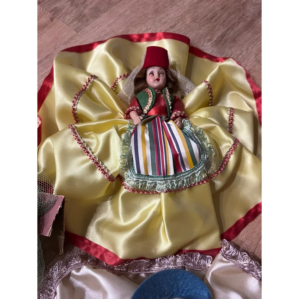 Set‎ of 7 1950's Collectible Dolls in Elaborate Themed Dresses